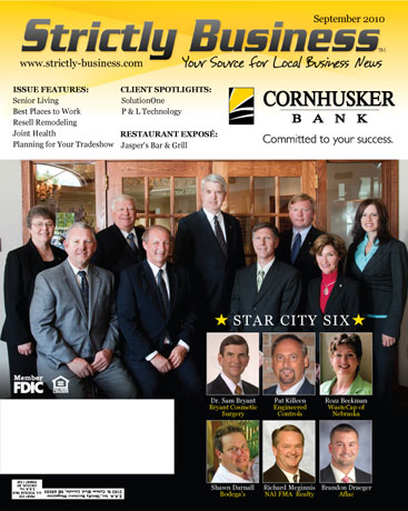 Strictly Business September Cover - Cornhusker Bank