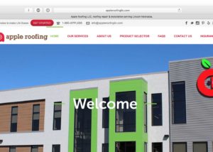 Apple Roofing Web Design 2